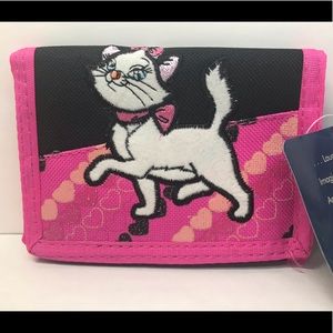 Disney Marie Tri-Fold Children Wallet New